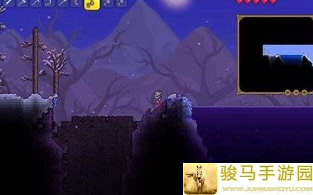 泰拉瑞亚开局必拿翅膀+amp跑鞋+amp冰雪刀全攻略
